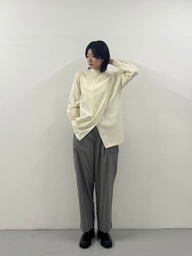 「ブルベ冬×秋カラーコーデ」｜AIRIさん（レディース・169cm）の秋コーディネート