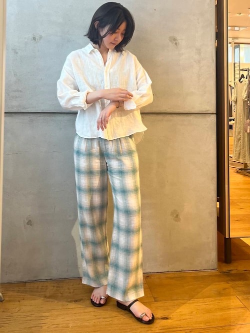 セール】『一部WEB限定カラー』オンブレーチェックパンツ（その他
