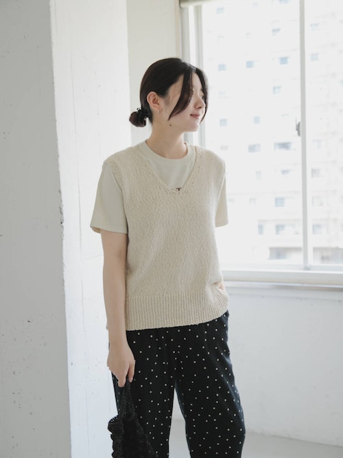 『MADE IN JAPAN』スクエアメッシュフラットシューズ