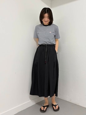 「Gramicci（グラミチ）のアイテム」を使った、airimuさん（レディース・169cm）の春コーディネート