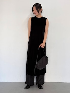 「URBAN RESEARCH DOORS（アーバンリサーチドアーズ）の『UVカット/接触冷感/吸水速乾』ドライタッチリラックスパンツ（その他パンツ）」を使った、airimuさん（レディース・169cm）の夏コーディネート