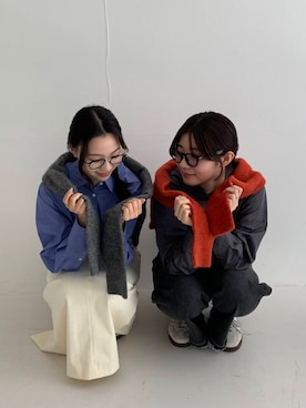 「ブルベ冬×秋カラーコーデ」｜AIRIさん（レディース・169cm）の秋コーディネート