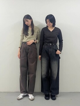 「ブルベ冬×秋カラーコーデ」｜AIRIさん（レディース・169cm）の秋コーディネート
