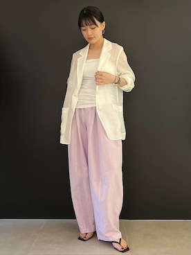 nnhk16さん（レディース・157cm）の夏コーディネート