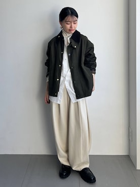 「Curensology（カレンソロジー）のアイテム（ブルゾン）」を使った、nnhk16さん（レディース・157cm）の冬コーディネート