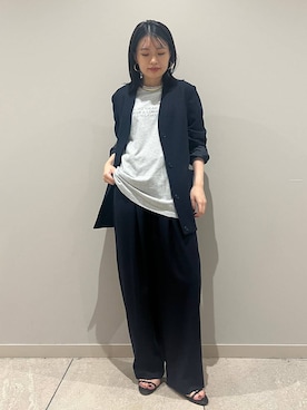 「アイテム（チョーカー）」を使った、nnhk16さん（レディース・157cm）の秋コーディネート