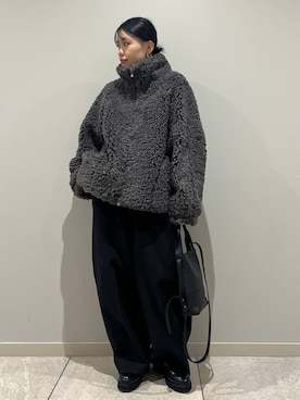 「Curensology（カレンソロジー）のアイテム（ブルゾン）」を使った、nnhk16さん（レディース・157cm）の秋コーディネート