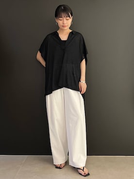 nnhk16さん（レディース・157cm）の夏コーディネート