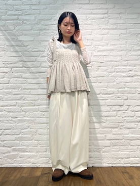 「アイテム（その他トップス）」を使った、nnhk16さん（レディース・157cm・20代）の秋コーディネート