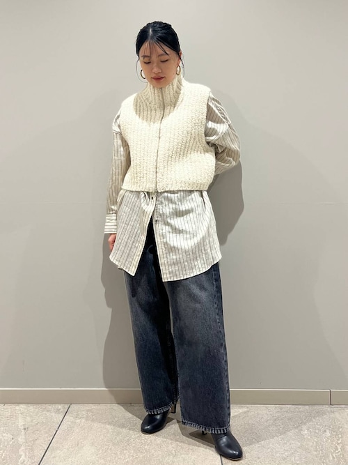 Curensology(カレンソロジー)/ワッシャーストライプシャツ（シャツ