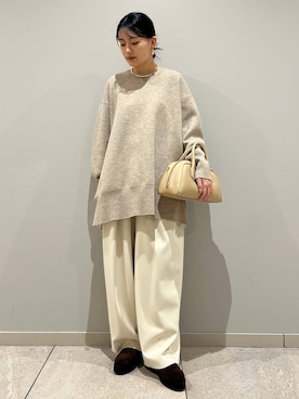 「アイテム（チョーカー）」を使った、nnhk16さん（レディース・157cm・20代）の冬コーディネート