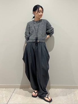 「Curensology（カレンソロジー）のアイテム（サンダル）」を使った、nnhk16さん（レディース・157cm）の夏コーディネート