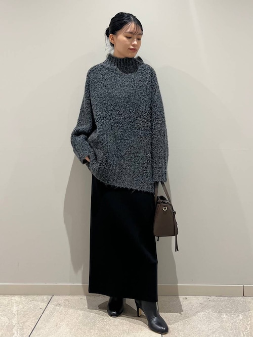 Curensology(カレンソロジー)/MIXブークレニットプルオーバー（ニット