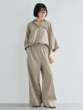 「Curensology（カレンソロジー）のアイテム」を使った、nnhk16さん（レディース・157cm）の春コーディネート