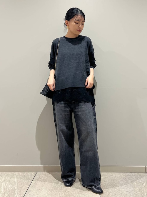 Curensology(カレンソロジー)/＜&RC＞ワイドルーズデニムパンツ