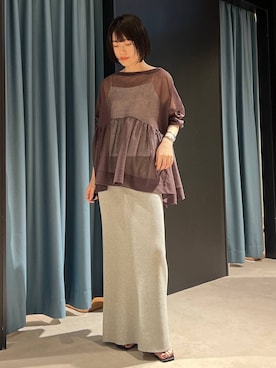 「Curensology（カレンソロジー）のアイテム」を使った、nnhk16さん（レディース・157cm）の春コーディネート