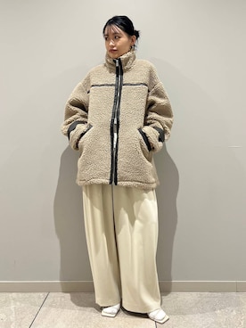 「Curensology（カレンソロジー）のアイテム（ブルゾン）」を使った、nnhk16さん（レディース・157cm）の秋コーディネート