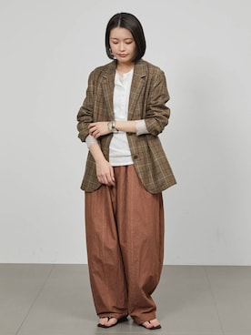 nnhk16さん（レディース・157cm）の冬コーディネート