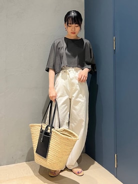 「TKEES（ティキーズ）のアイテム」を使った、nnhk16さん（レディース・157cm）の夏コーディネート