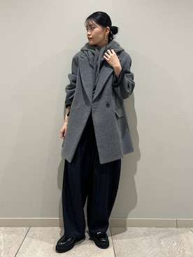 「アイテム（ニットキャップ/ビーニー）」を使った、nnhk16さん（レディース・157cm・20代）の秋コーディネート