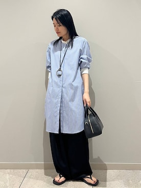 「Curensology（カレンソロジー）のアイテム（サンダル）」を使った、nnhk16さん（レディース・157cm）の夏コーディネート