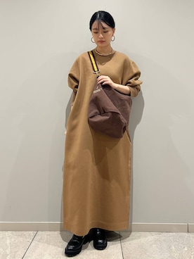 「アイテム（チョーカー）」を使った、nnhk16さん（レディース・157cm・20代）の冬コーディネート