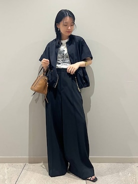「アイテム（バングル/リストバンド）」を使った、nnhk16さん（レディース・157cm・20代）の夏コーディネート
