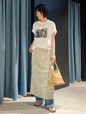 「Curensology（カレンソロジー）のアイテム」を使った、nnhk16さん（レディース・157cm）の春コーディネート