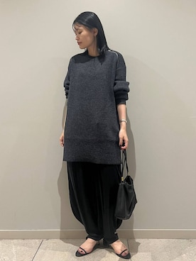 「アイテム（クラッチバッグ）」を使った、nnhk16さん（レディース・157cm）の秋コーディネート