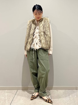 「アイテム（ベスト）」を使った、nnhk16さん（レディース・157cm・20代）の秋コーディネート