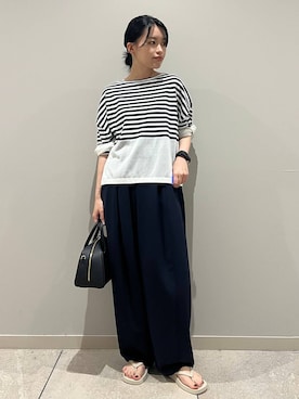 「アイテム（ブレスレット）」を使った、nnhk16さん（レディース・157cm）の夏コーディネート