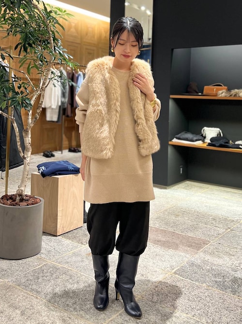 Curensology(カレンソロジー)/ショートボアベスト Curensology（カレンソロジー）の「ショートボアベスト（）」 - WEAR