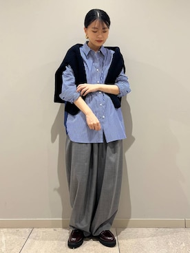 「アイテム（ピアス（両耳用））」を使った、nnhk16さん（レディース・157cm・20代）の冬コーディネート