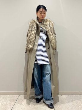 「アイテム（ベスト）」を使った、nnhk16さん（レディース・157cm・20代）の秋コーディネート