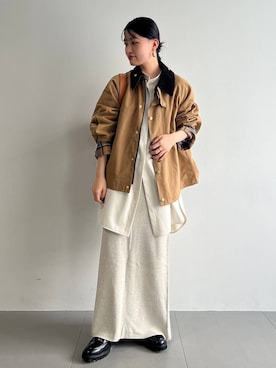 「Curensology（カレンソロジー）のアイテム（ブルゾン）」を使った、nnhk16さん（レディース・157cm）の冬コーディネート