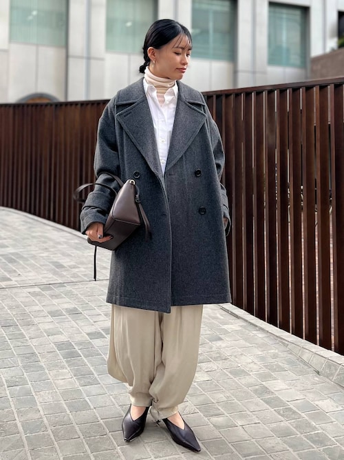 Curensology(カレンソロジー)/サテンタックパンツ（その他パンツ