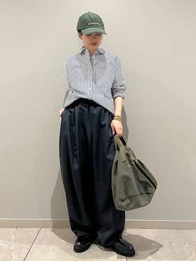 「アイテム（バングル/リストバンド）」を使った、nnhk16さん（レディース・157cm・20代）の夏コーディネート