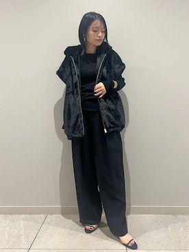 「アイテム（バングル/リストバンド）」を使った、nnhk16さん（レディース・157cm・20代）の秋コーディネート