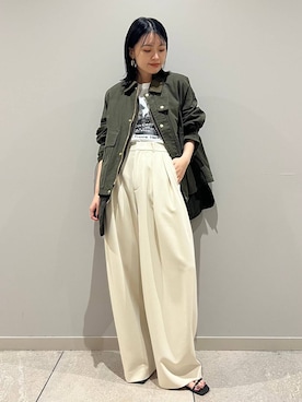 「Curensology（カレンソロジー）のアイテム（ブルゾン）」を使った、nnhk16さん（レディース・157cm）の秋コーディネート