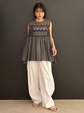 nnhk16さん（レディース・157cm）の夏コーディネート
