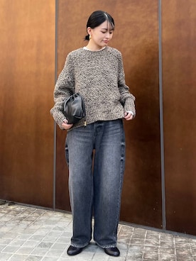 「アイテム（ピアス（両耳用））」を使った、nnhk16さん（レディース・157cm・20代）の秋コーディネート