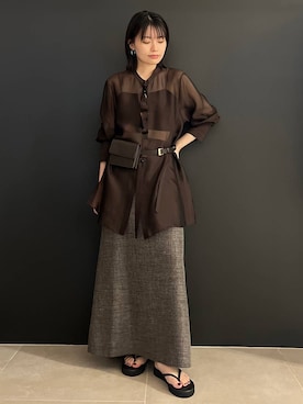 nnhk16さん(レディース・157cm)の夏コーディネート