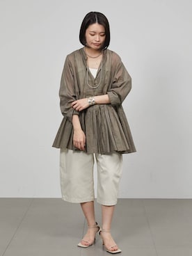 nnhk16さん(レディース・157cm)の春コーディネート