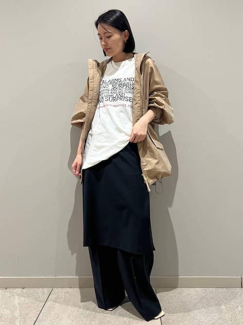 未使用級✨24SS✨カレンソロジー ナイロンラミーブルゾン ジャケット ブラック Curensology(カレンソロジー)｜ナイロンラミーフードブルゾン/ブラック