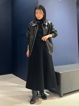 「アイテム（チョーカー）」を使った、nnhk16さん（レディース・157cm・20代）の秋コーディネート