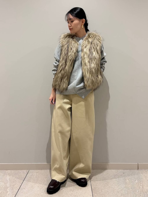 ★Curensology　シャギーファーベスト　タグ付き未使用★ シャギーファーベスト | [公式]カレンソロジー（Curensology）通販