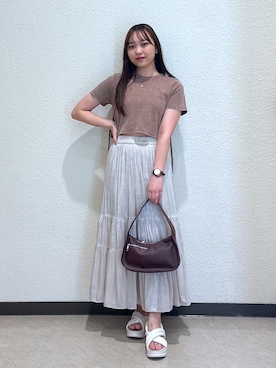 saara730さん（レディース・157cm）の夏コーディネート