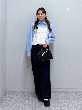 「FREE'S MART（フリーズマート）のアイテム（スニーカー）」を使った、saara730さん（レディース・157cm）の春コーディネート