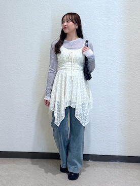 「アイテム（ワンピース/ドレス）」を使った、saara730さん（レディース・157cm）の秋コーディネート