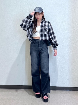 「FREE'S MART（フリーズマート）のアイテム（トートバッグ）」を使った、saara730さん（レディース・157cm）の秋コーディネート